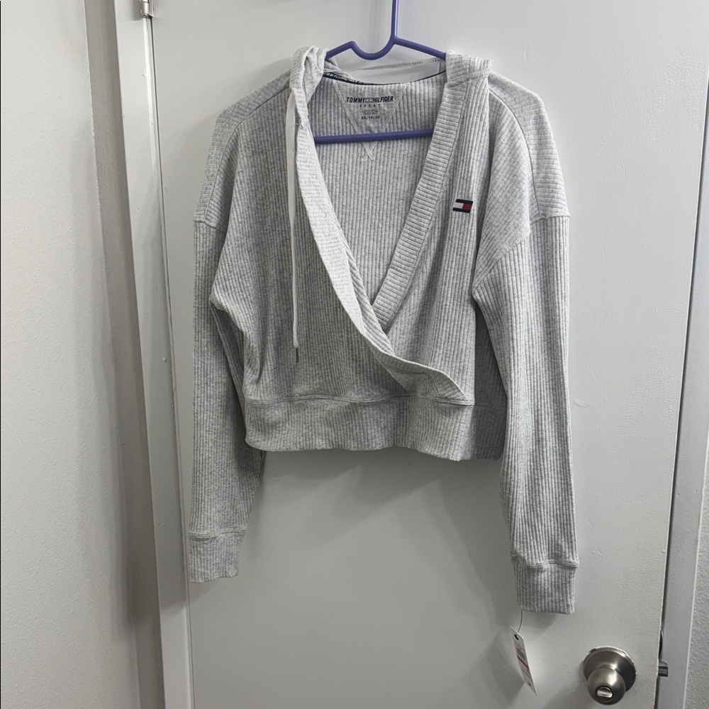 Tommy Hilfiger Light Gray Women's Hoodie